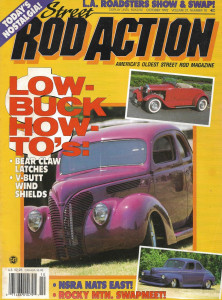 STREET ROD ACTION 1992 OCT - BEAR CLAW LATCHES,V-BUTT WIND SHIELDS, NSRA NATS E